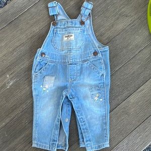 Adorable floral OshKosh overalls!